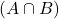 \left(A \cap B\right)