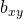 b_{xy}