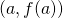 (a,f(a))