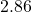 2.86