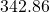 342.86
