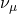 \nu_\mu