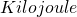 Kilojoule