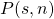 P(s,n)