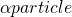 \alpha particle