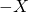 -X