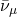 \bar\nu_\mu