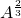 A^{\frac{2}{3}}