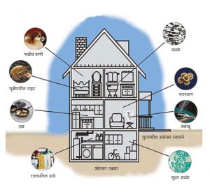 अंतर्गेही प्रदूषण (Indoor Pollution)
