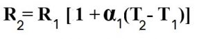 विद्युत् रोध तापमानांक (Resistance Temperature Coefficient)