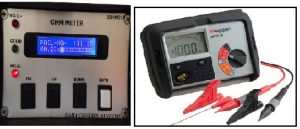 ओहम मीटर आणि मेगर (Ohm meter and Megger)
