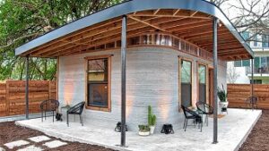 त्रिमिती छपाईची घरे (३-D Printed Houses)