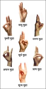 पंचतत्त्वांशी संबंधित मुद्रा (Panchtattva mudras)